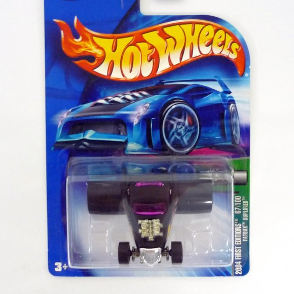 Hot Wheels Fatbax Duplified #067 First Editions 67/100 Black Die-Cast Car 2004 - Picture 1 of 1